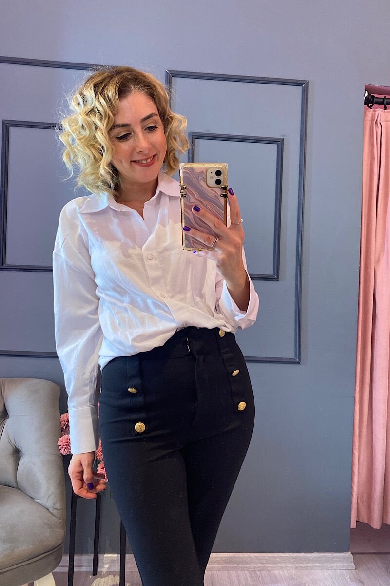 Oxford Gömlek-Beyaz