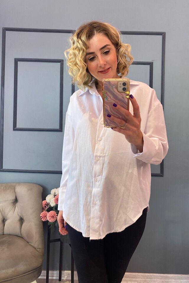 Oxford Gömlek-Beyaz