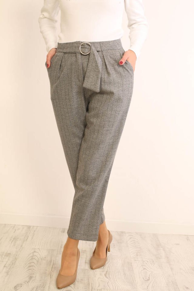 Kemerli Pantolon