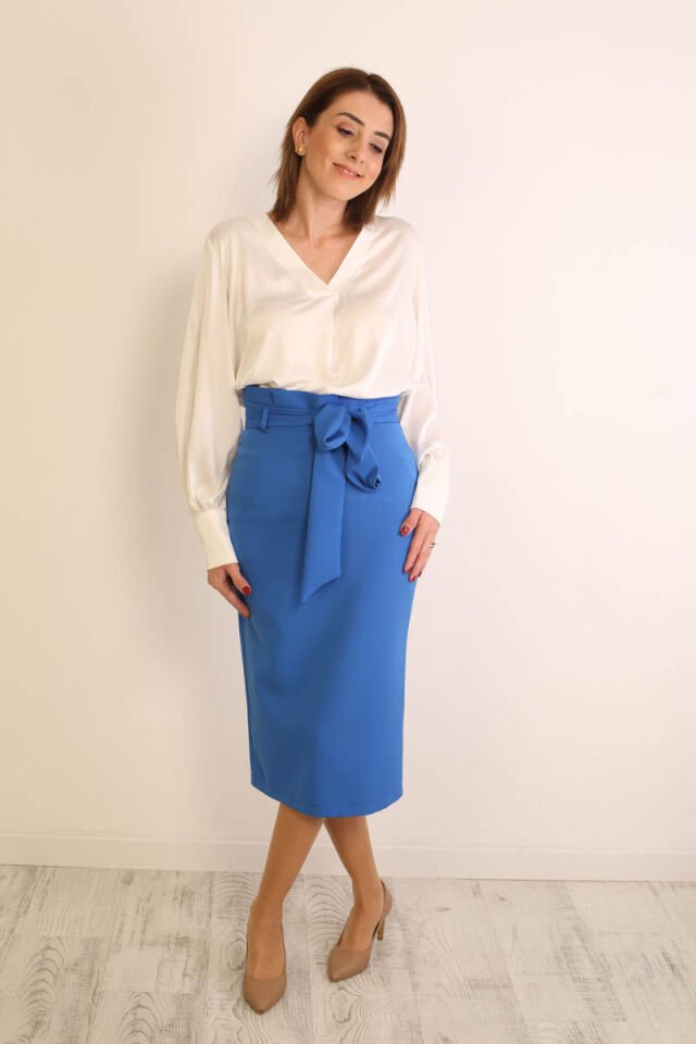 Kuşaklı Kalem Etek