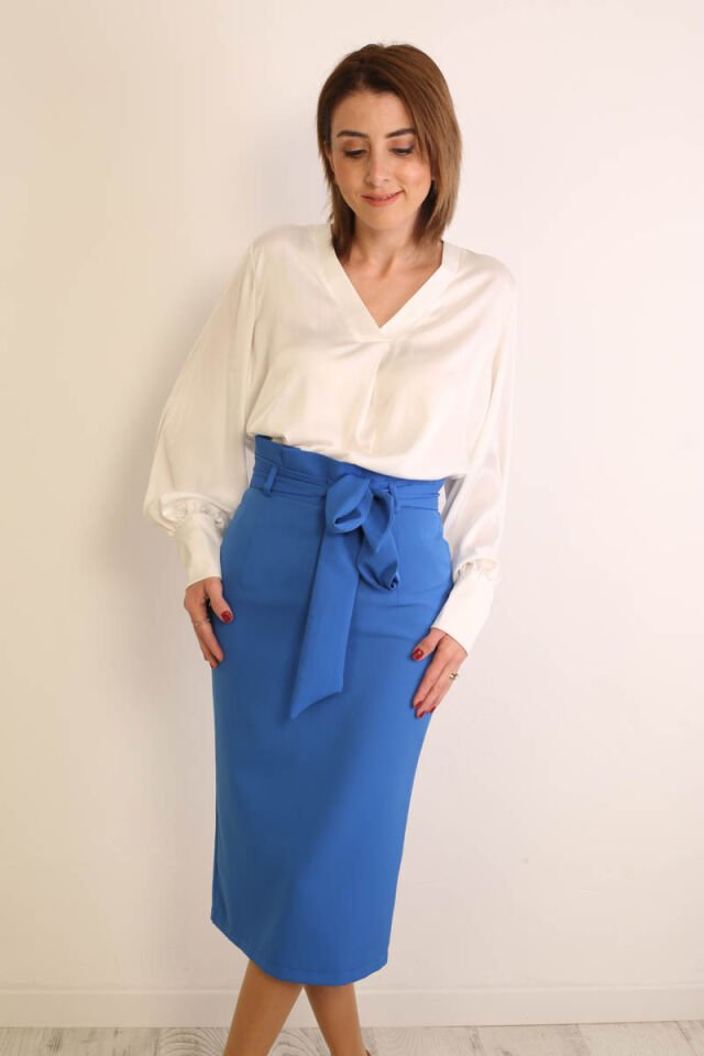 Kuşaklı Kalem Etek