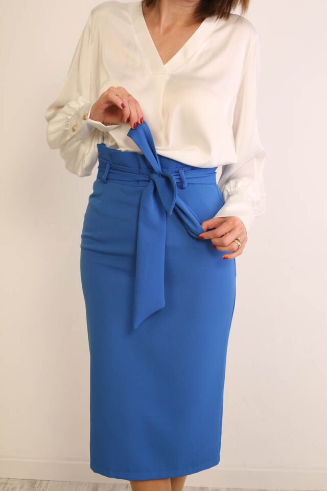 Kuşaklı Kalem Etek