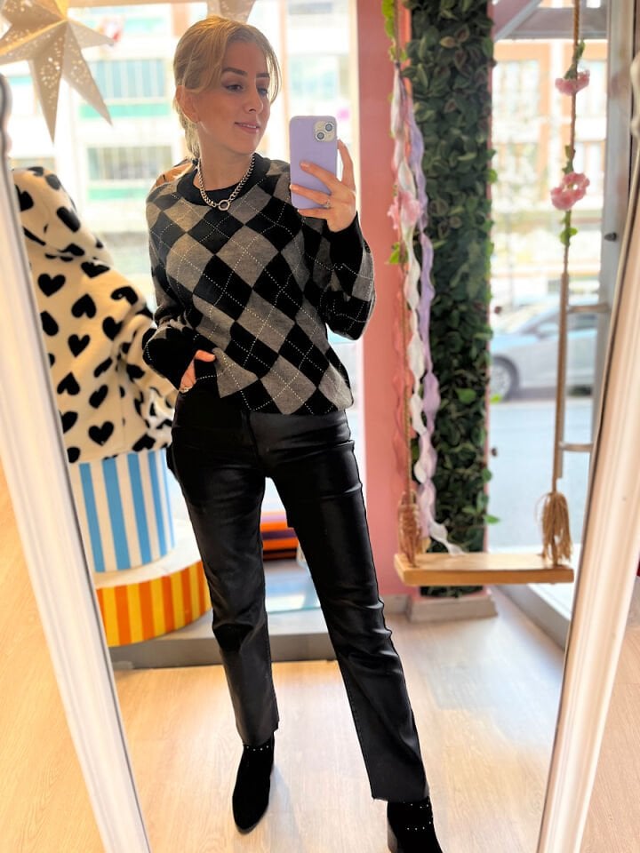 Mumlu Pantolon-Siyah