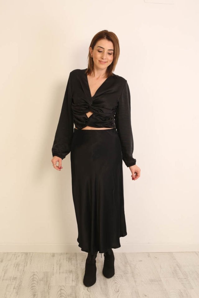 Düğüm Detaylı Bluz