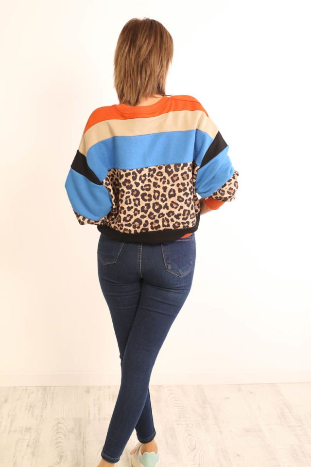 Leopar Garnili Sweatshirt