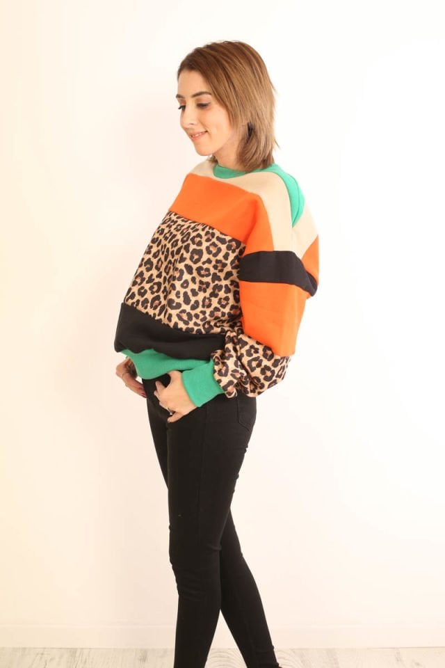 Leopar Garnili Sweatshirt