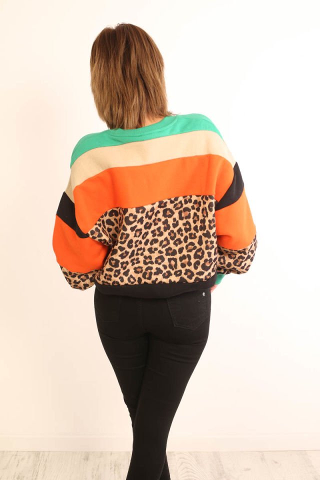 Leopar Garnili Sweatshirt