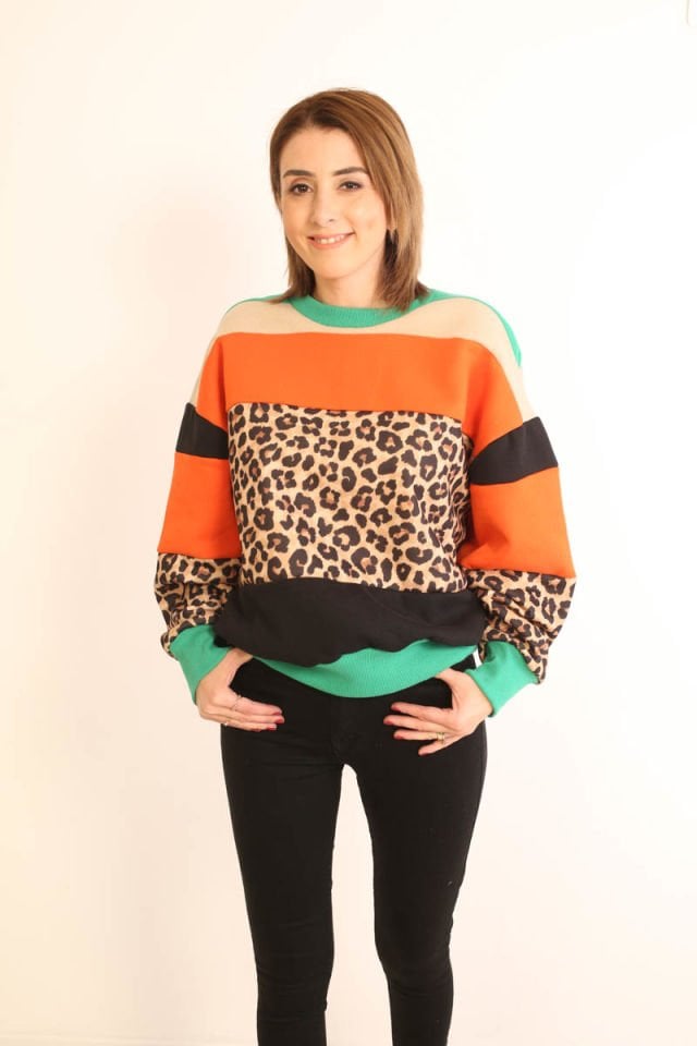 Leopar Garnili Sweatshirt