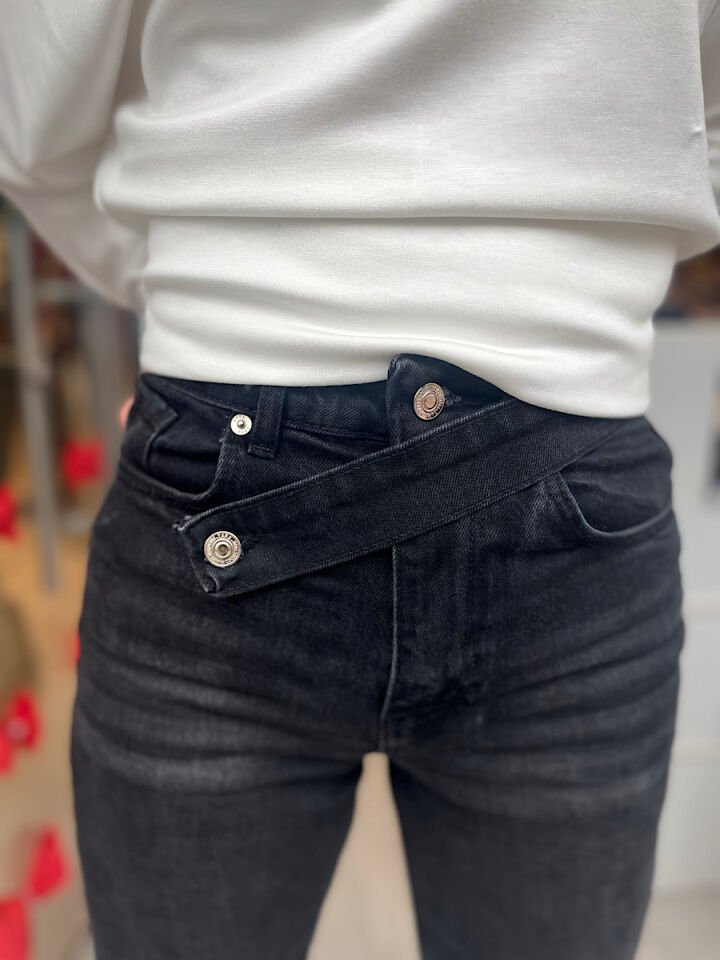 Çapraz Düğmeli Palazzo Jean-Füme