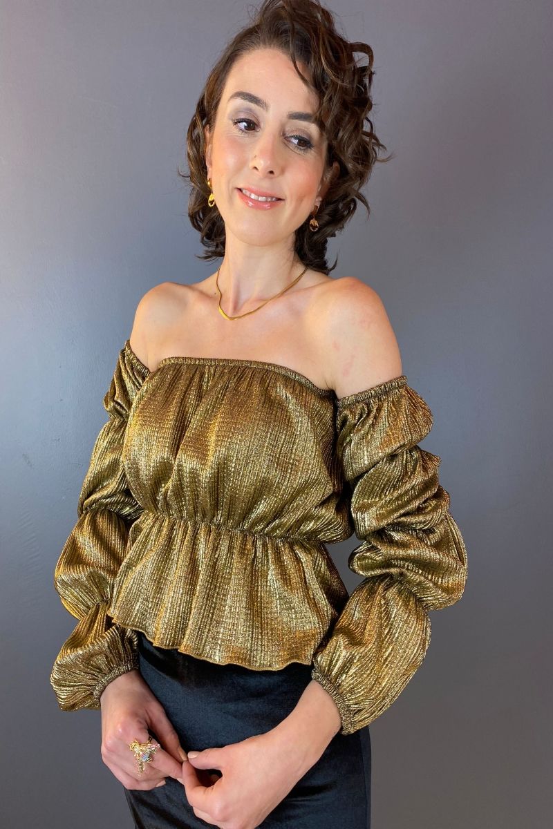 Madonna Yaka Gold Bluz