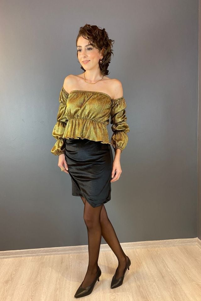 Madonna Yaka Gold Bluz