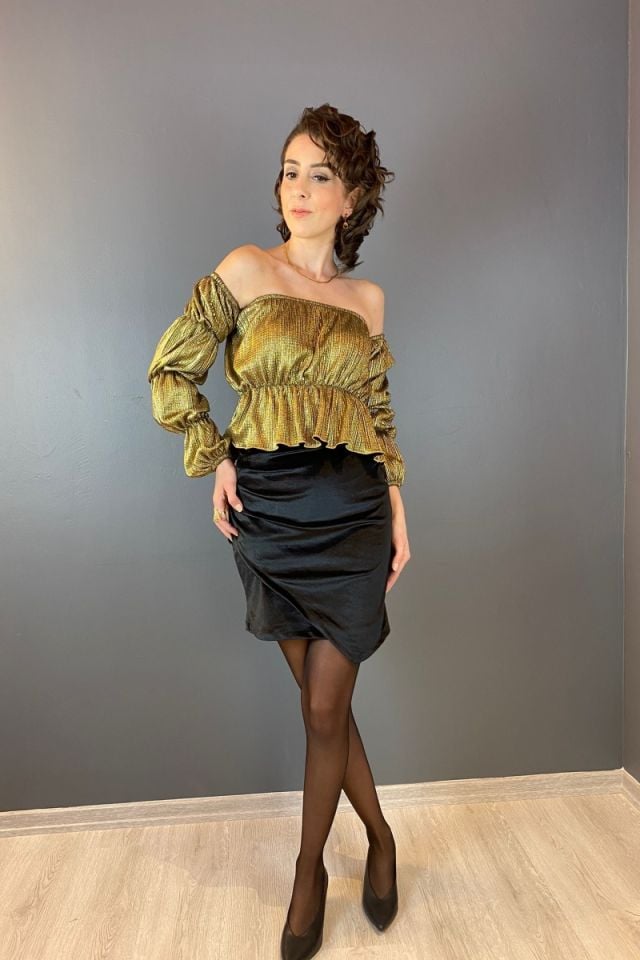 Madonna Yaka Gold Bluz