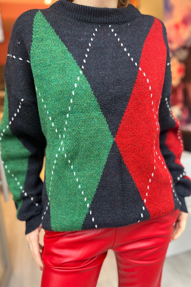 Baklava Desenli Kazak