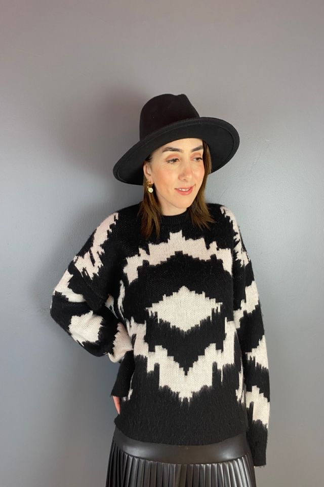 Bisiklet Yaka Şardonlu Kazak