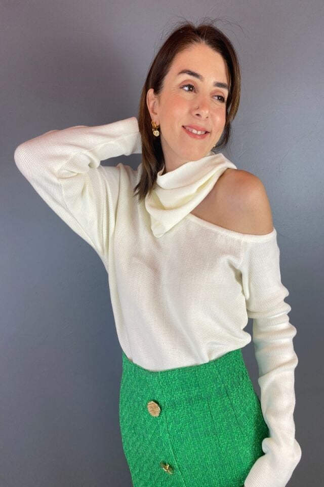 Boğazı Çıkarılabilir Triko