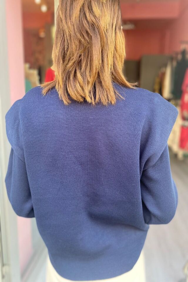 Madalyalı Vatkalı Kazak Lacivert