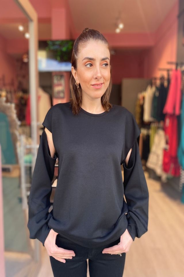 Kol Pencereli Sweat
