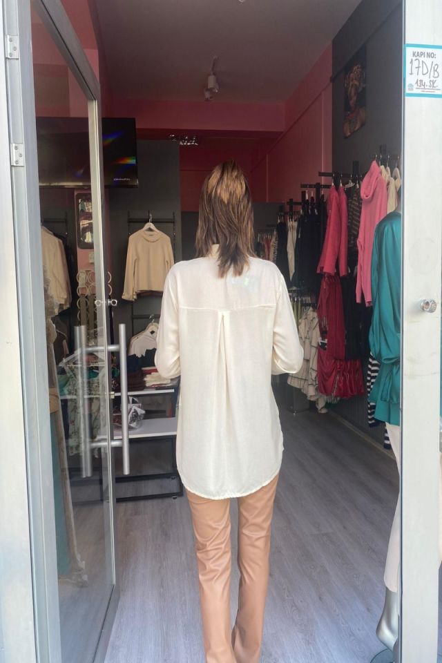 Güpür Detaylı Gömlek