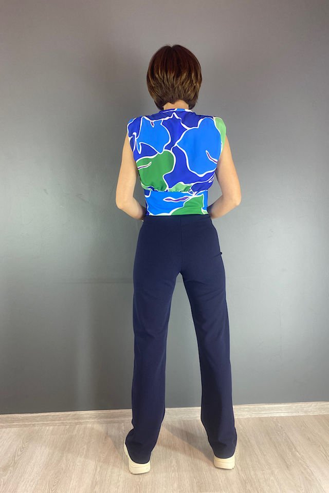 Çımalı Pantolon-Lacivert