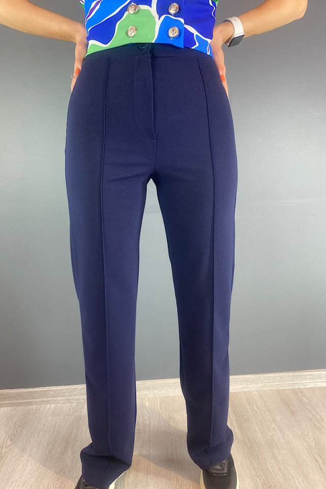 Çımalı Pantolon-Lacivert