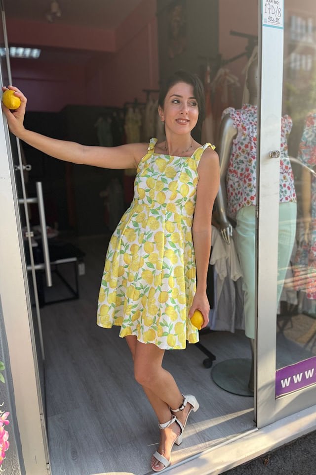 Limon Desen Elbise