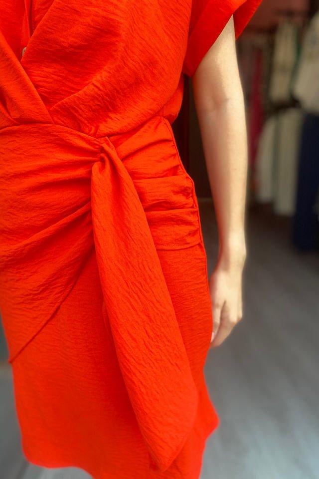 Ayrobin Elbise-Mercan