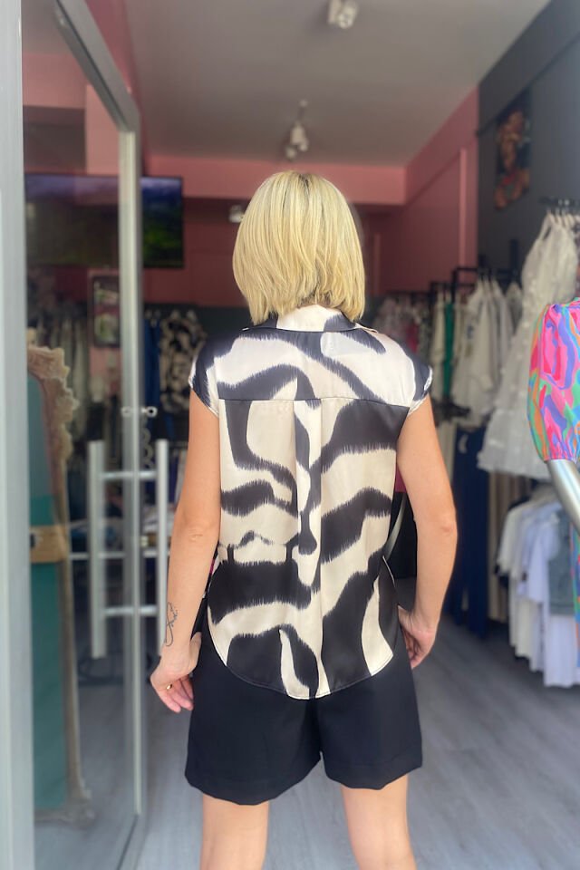 Kolsuz Düğümlü  Saten Gömlek