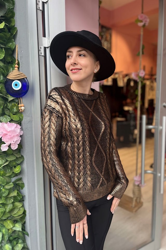 Metalik Triko-Bakır