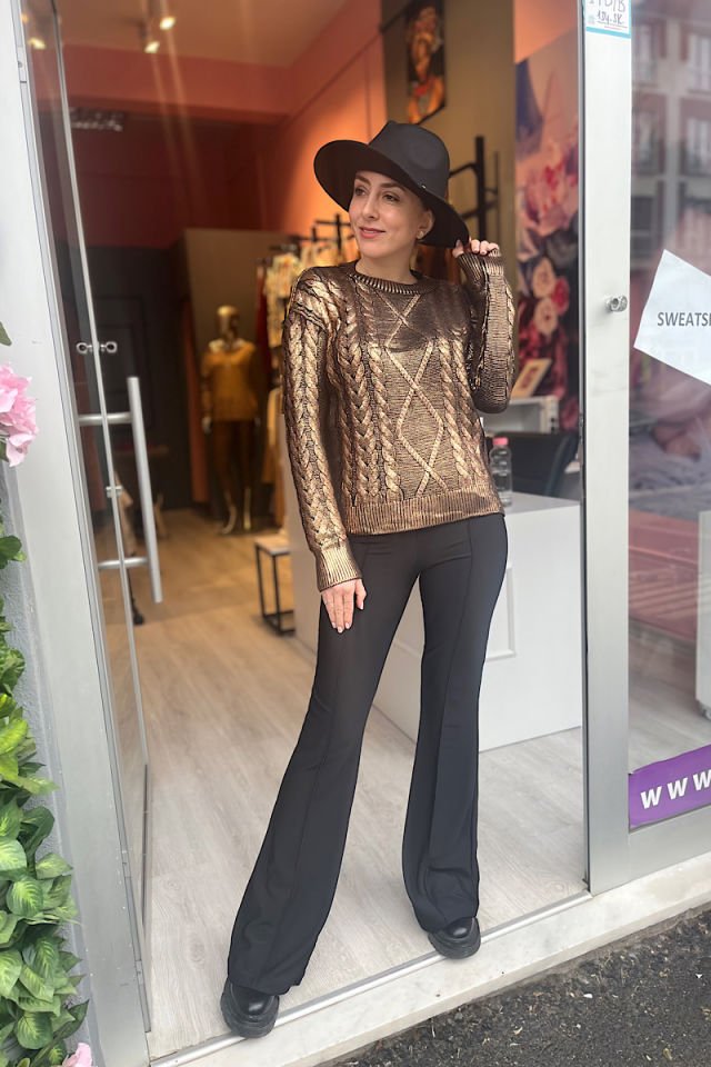 Metalik Triko-Bakır