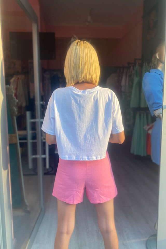 Taş Detaylı Tişört