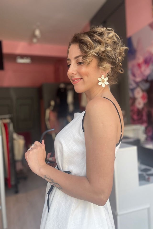 Askıları Ayarlanabilir Bağlamalı  Maksi Elbise -Ekru