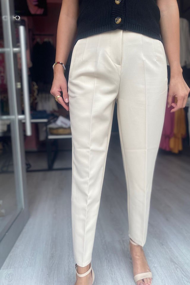 Pensli Marka Pantolon-Bej