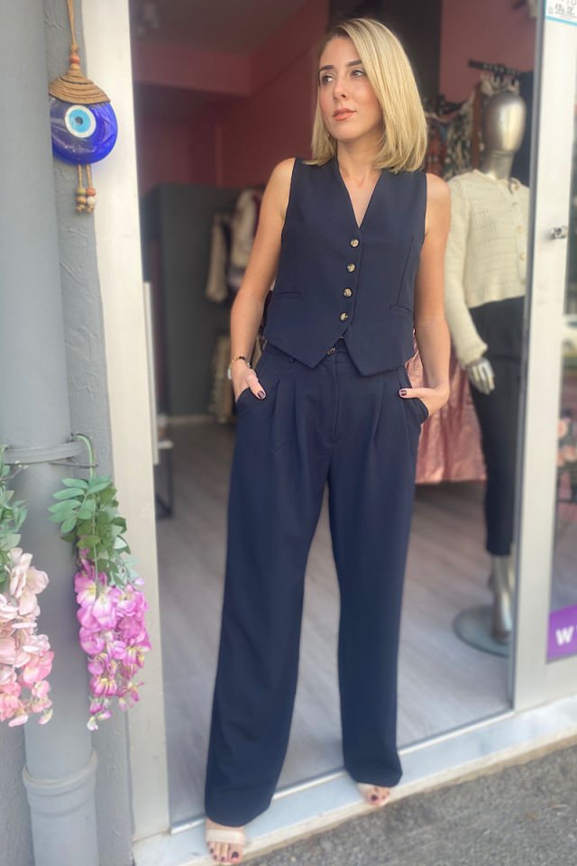 Yelekli Takım -Lacivert