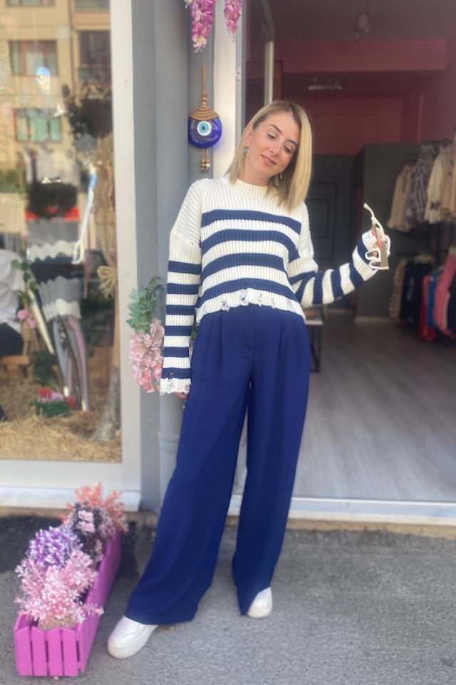 Palazzo Pantolon-Lacivert