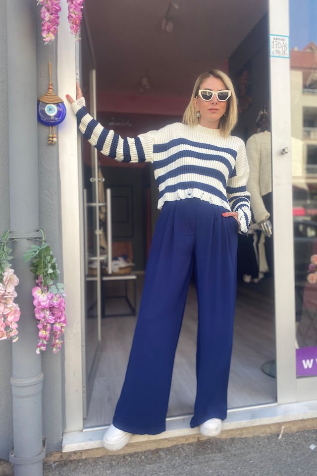 Palazzo Pantolon-Lacivert